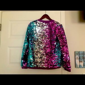 Sequin girls jacket